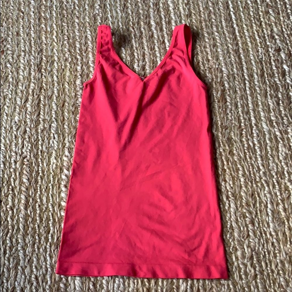 Anthropologie coral tank top
